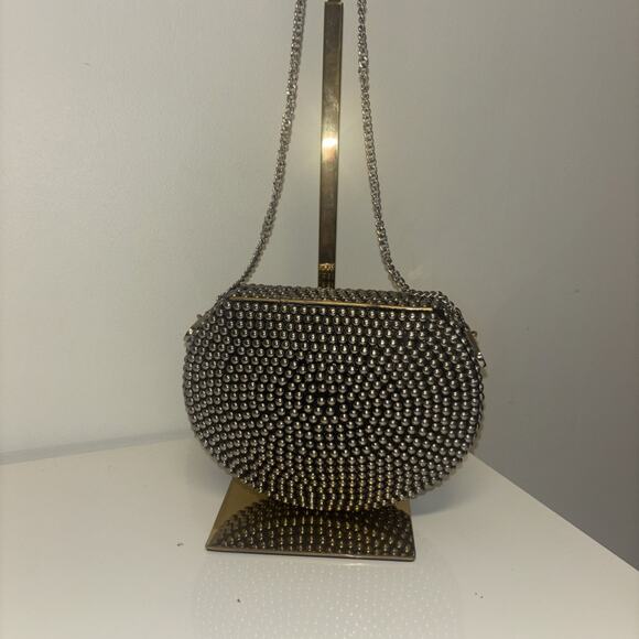 Ramla‎ Rockstar Purse Crossbody Bag Black Rare Handmade Msrp $250 NEW Studded - Picture 11 of 15